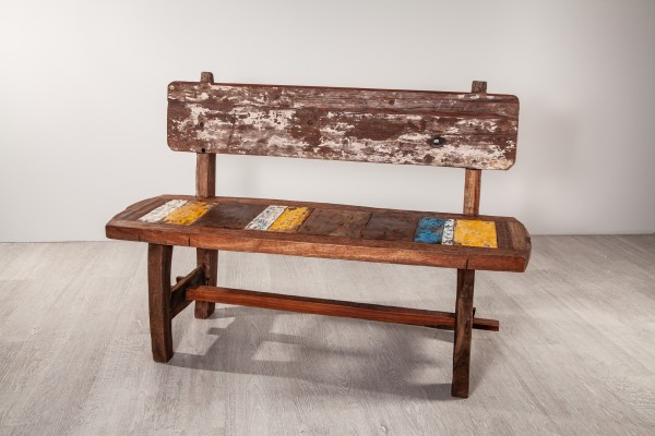 Purbolinggo Bench with backrest