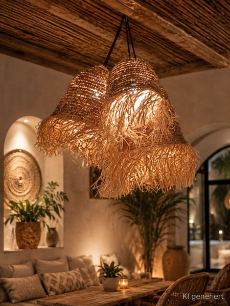 Haning Lamp Karibik Stye 3er