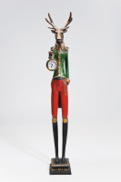 Table Clock Gentleman Deer Table Clock Gentleman Deer