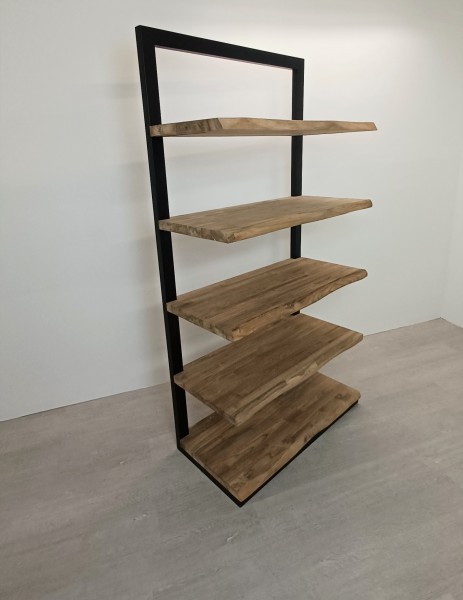 Book Shelf with Iron Frame