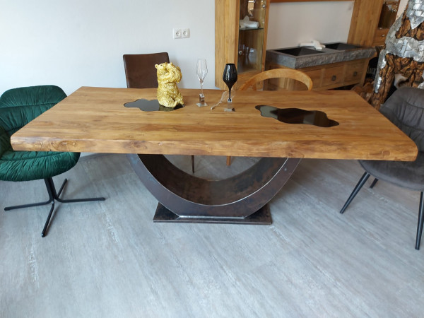 Table Rustic Halfmoon