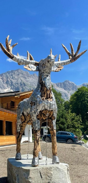 Deer with aluminum