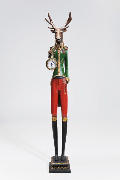 Table Clock Gentleman Deer