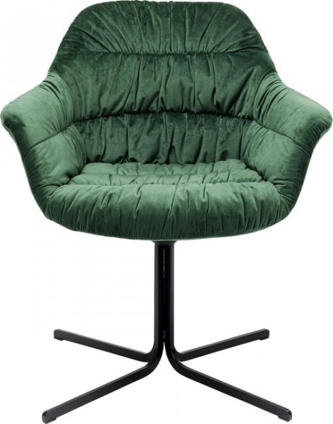 swivel chair green